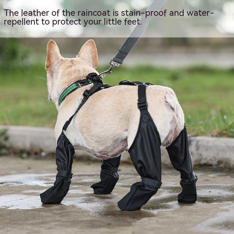 Adjustable Waterproof Dog Boots- Pet Breathable Shoes For Outdoor Walking