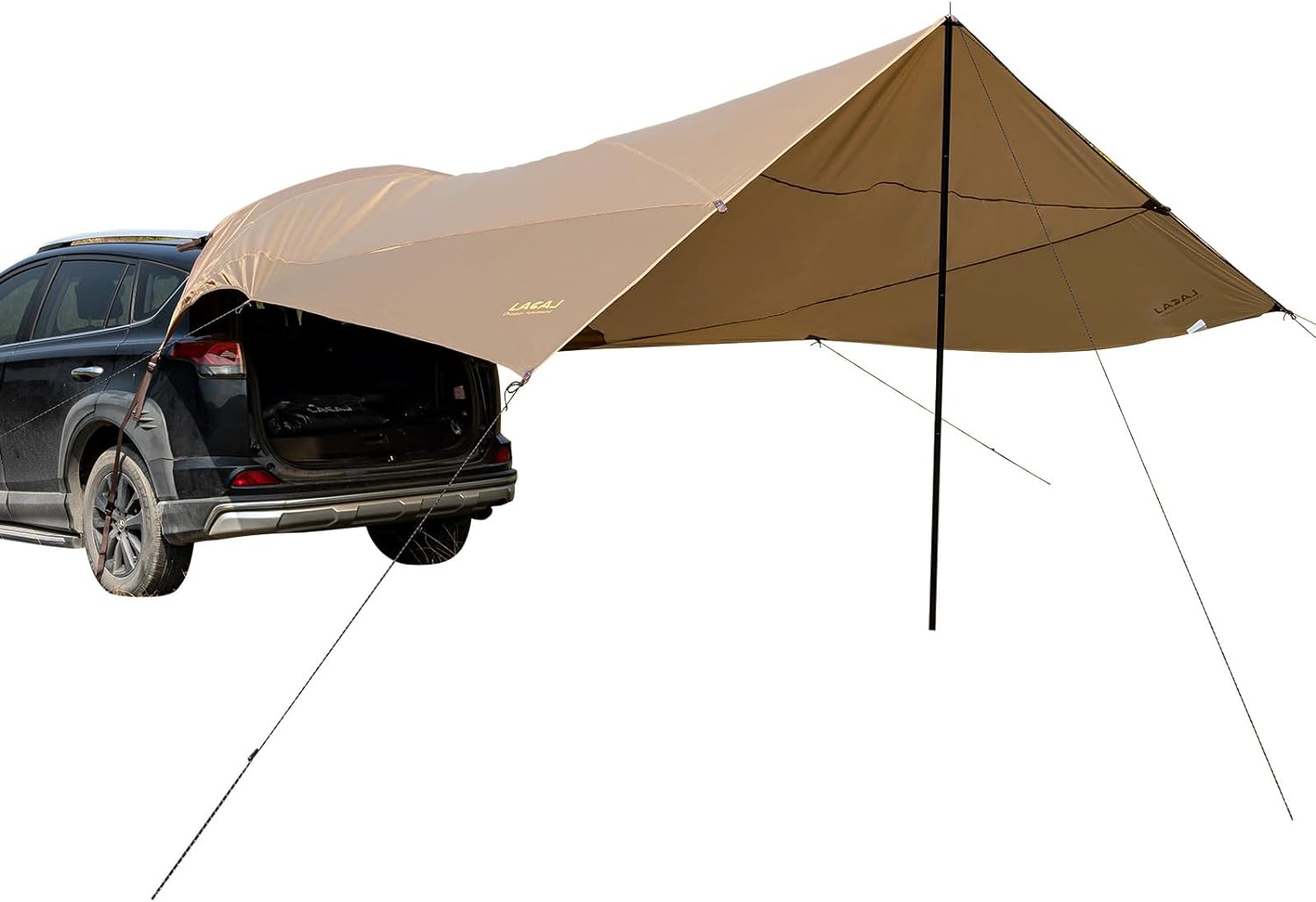 Tailgate Tent,Tailgate Awning, Car Awning Sun Shelter Waterproof 3000MM UPF 50+, for Outdoor Camping, SUV, Truck Van Camper Trailer