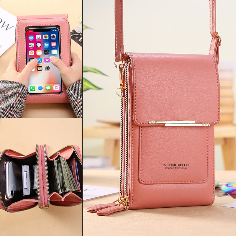 Touch Screen Mobile Phone Crossbody Shoulder Bag