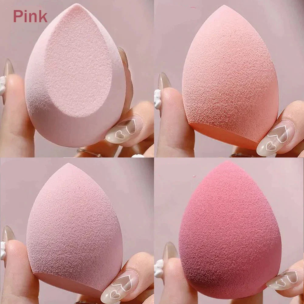 4 Piece Sponge Makeup Blender Set - Perfect Tool for Applying Foundation, Powder, Blush, and More