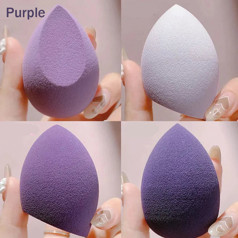 4 Piece Sponge Makeup Blender Set - Perfect Tool for Applying Foundation, Powder, Blush, and More