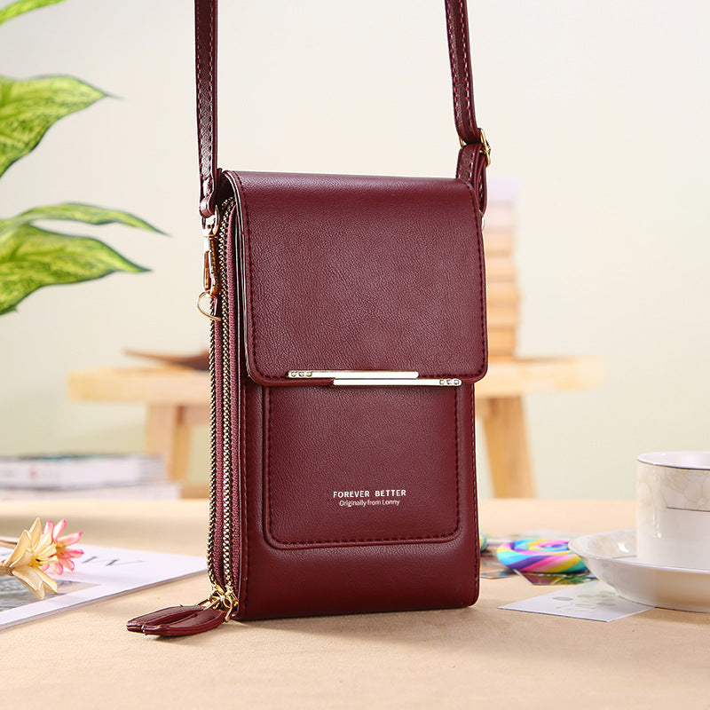 Touch Screen Mobile Phone Crossbody Shoulder Bag